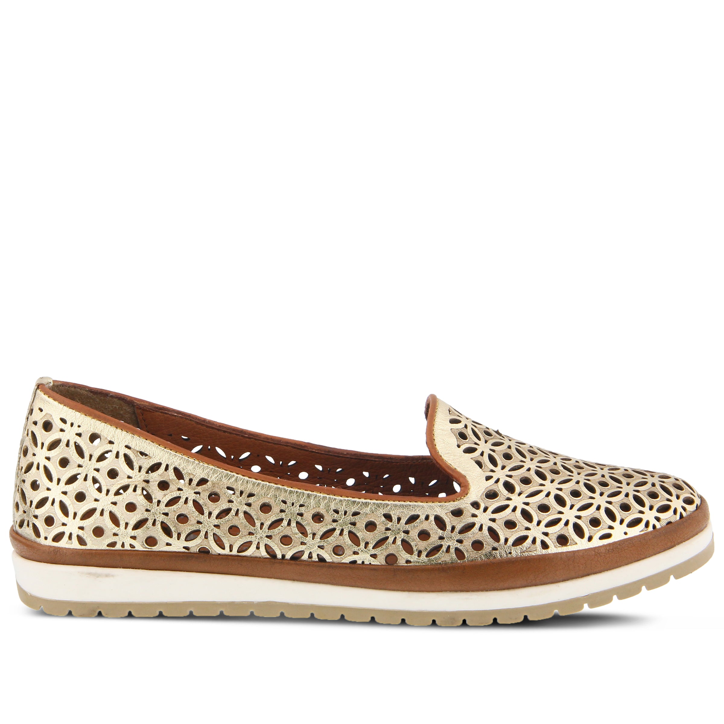 Spring Step SPRING STEP TULISA SLIP-ON SHOE shoe in gold with comfortable everyday design