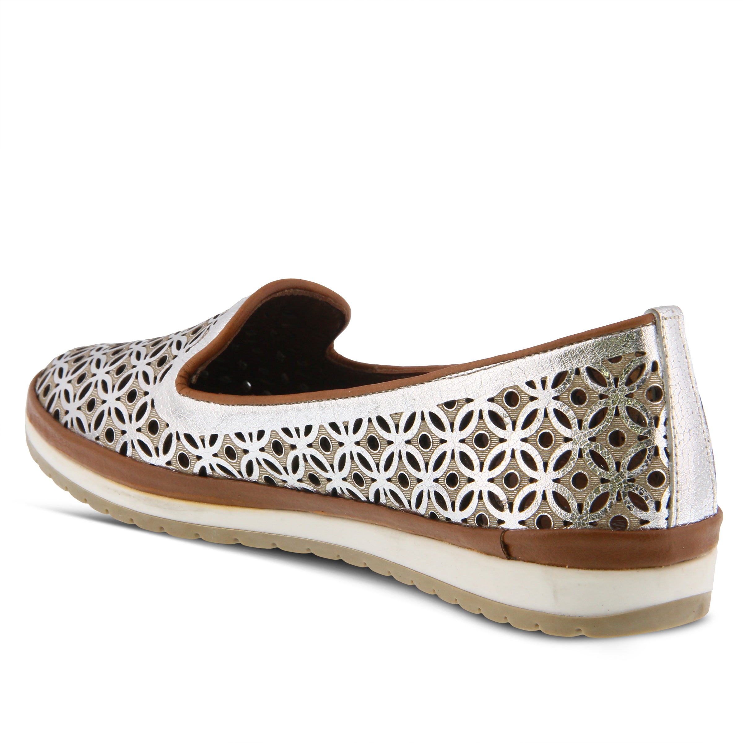 Spring Step SPRING STEP TULISA SLIP-ON SHOE shoe in red with comfortable everyday design