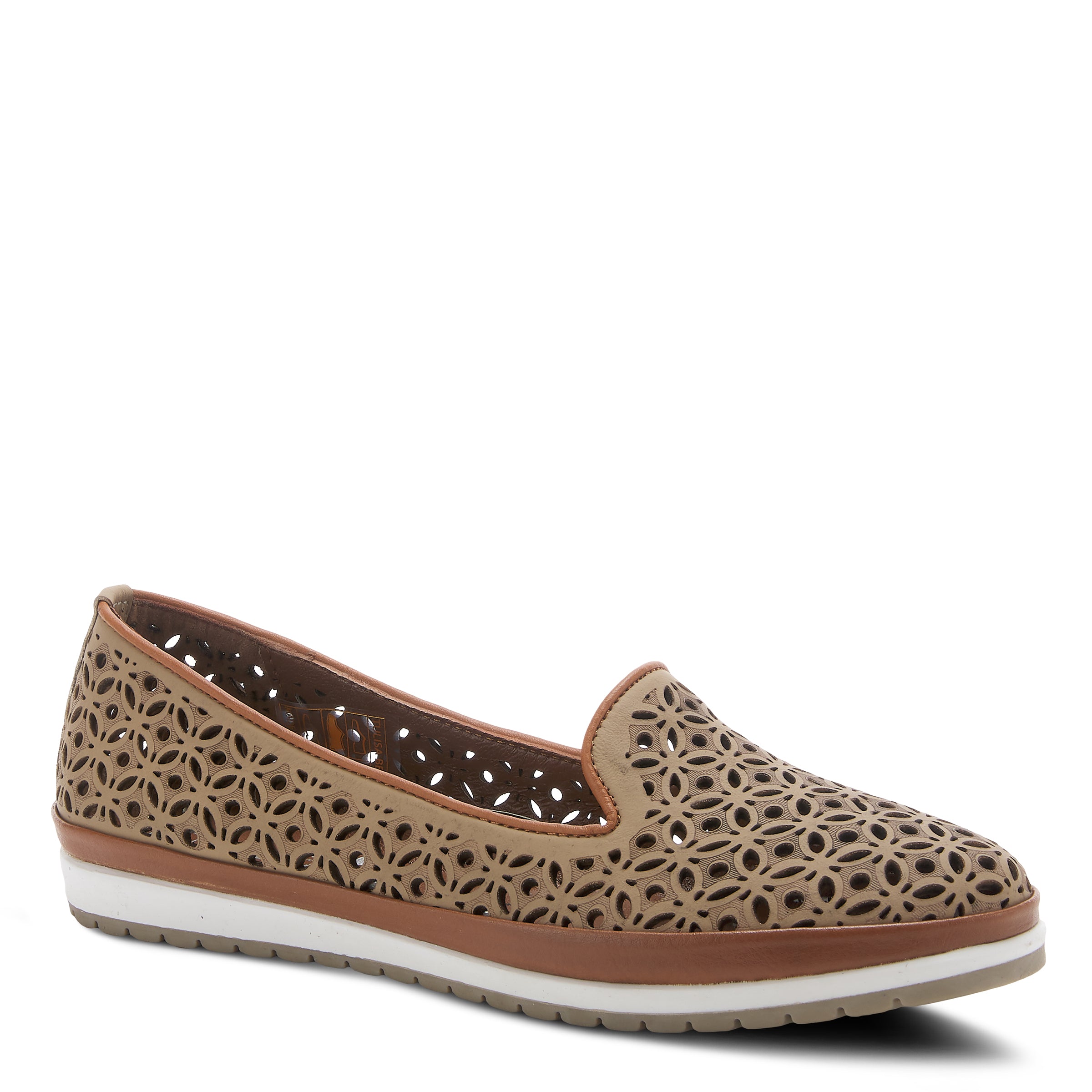 Spring Step SPRING STEP TULISA SLIP-ON SHOE shoe in taupe with comfortable everyday design