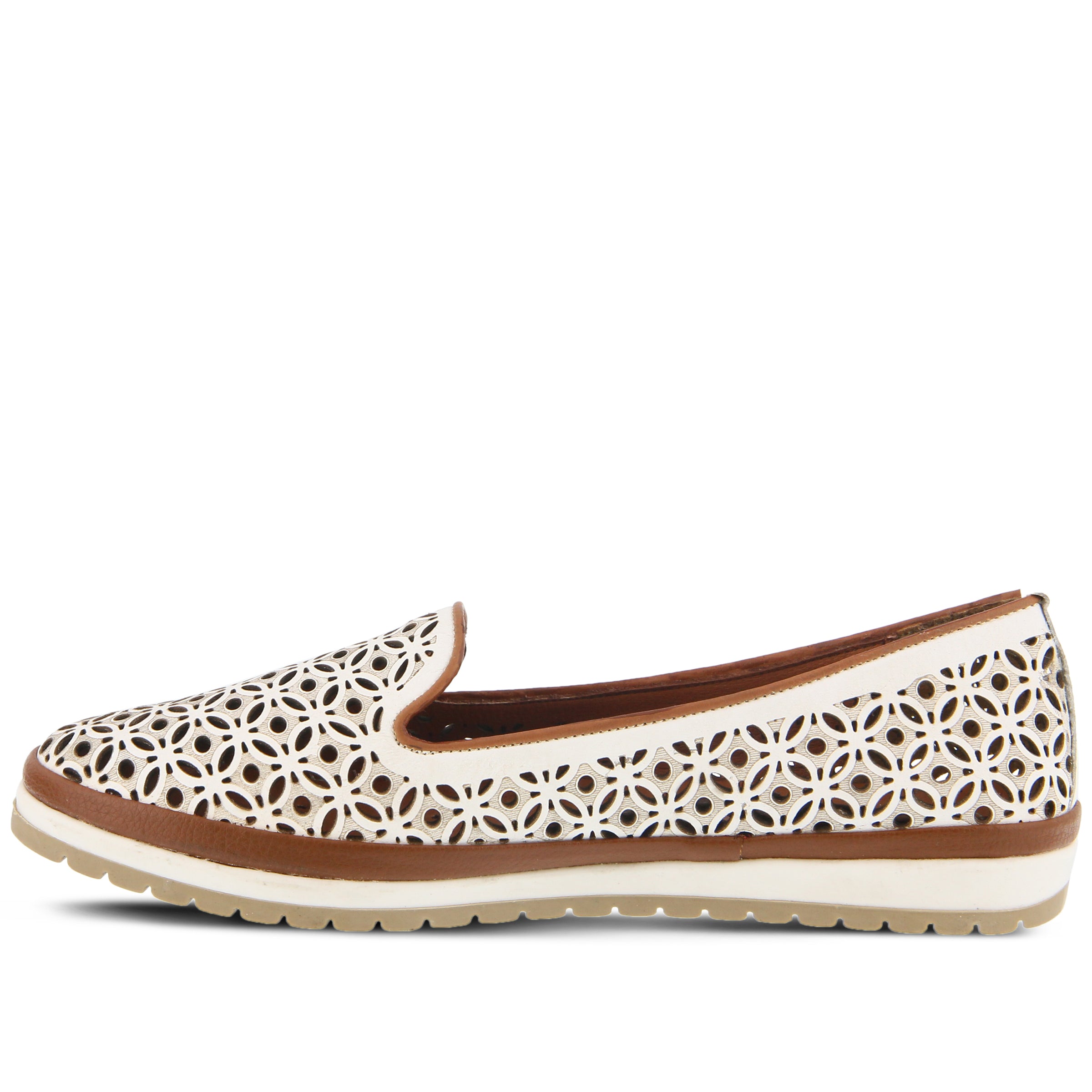 Spring Step SPRING STEP TULISA SLIP-ON SHOE shoe in white with comfortable everyday design