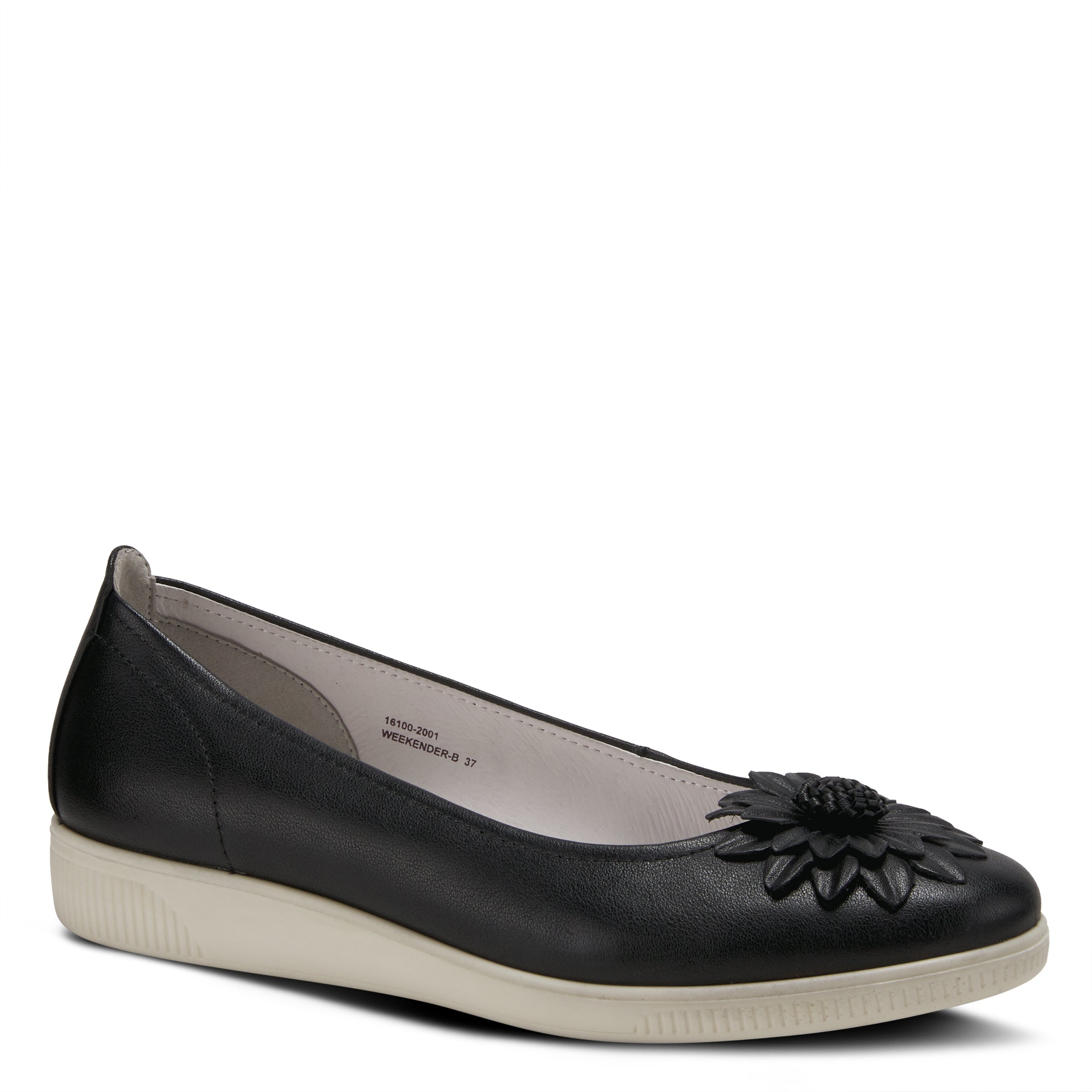 Flexus FLEXUS WEEKENDER SLIP-ON SHOE comfort shoe in black with flexible sole