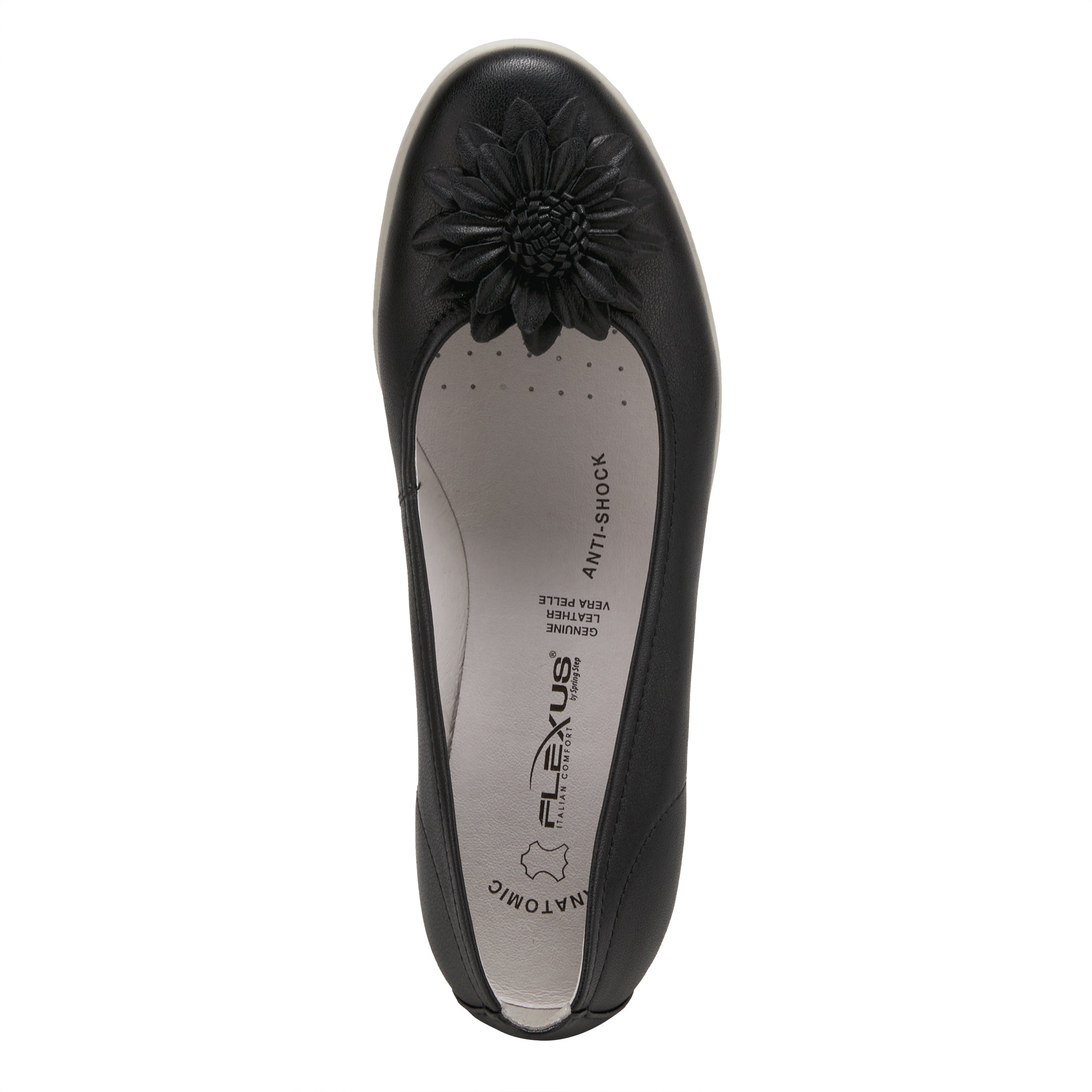 Flexus FLEXUS WEEKENDER SLIP-ON SHOE comfort shoe in black with flexible sole