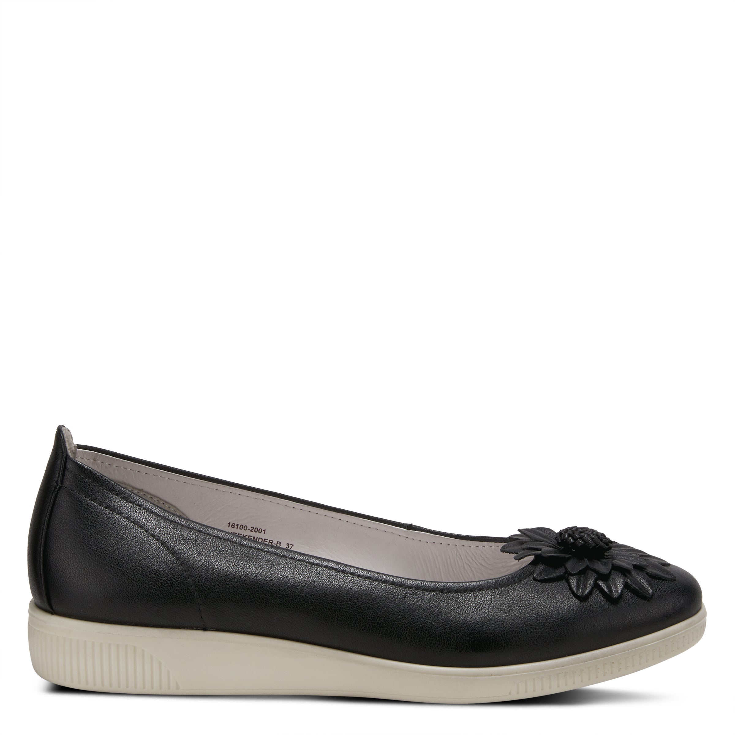 Flexus FLEXUS WEEKENDER SLIP-ON SHOE comfort shoe in black with flexible sole