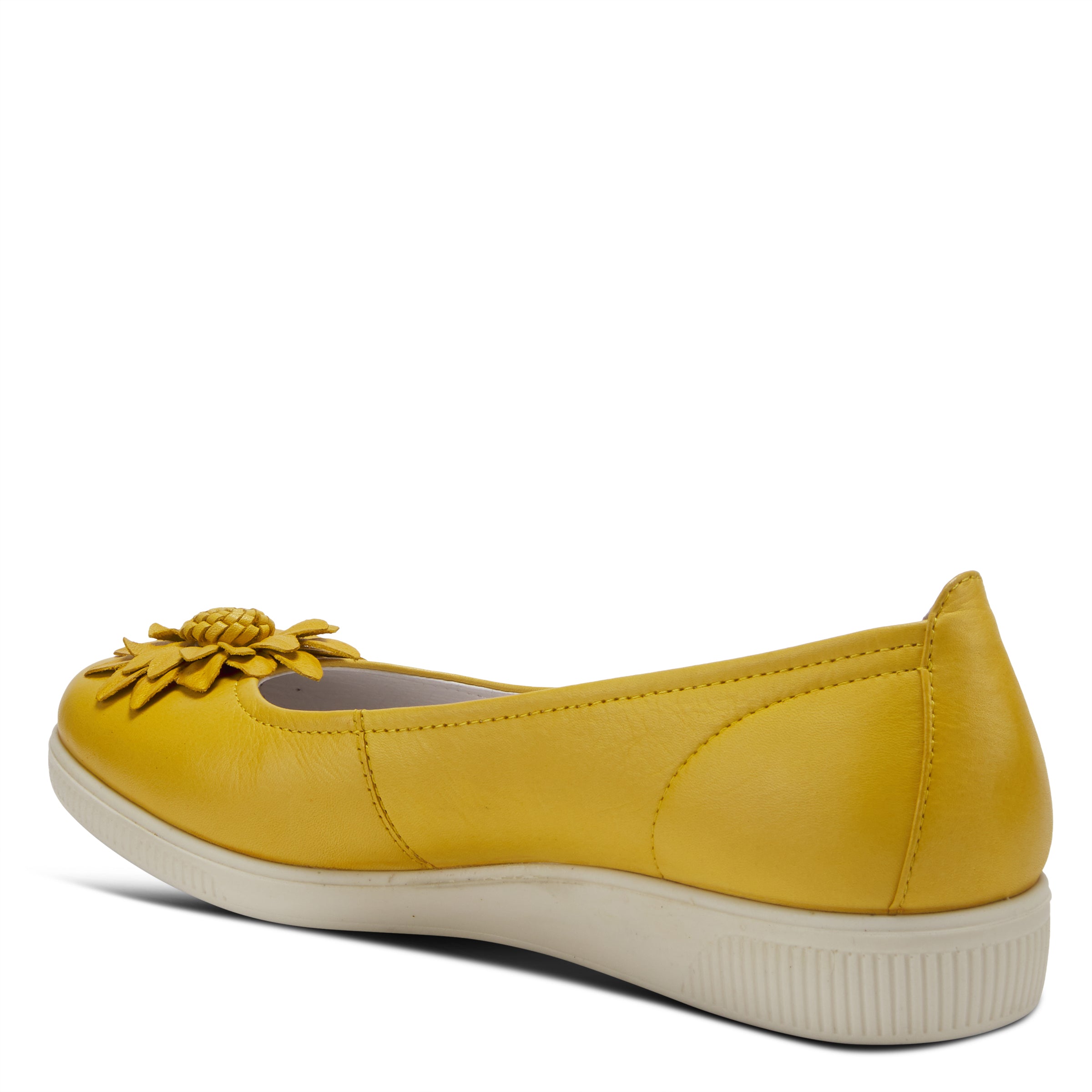 Flexus FLEXUS WEEKENDER SLIP-ON SHOE comfort shoe in yellow with flexible sole