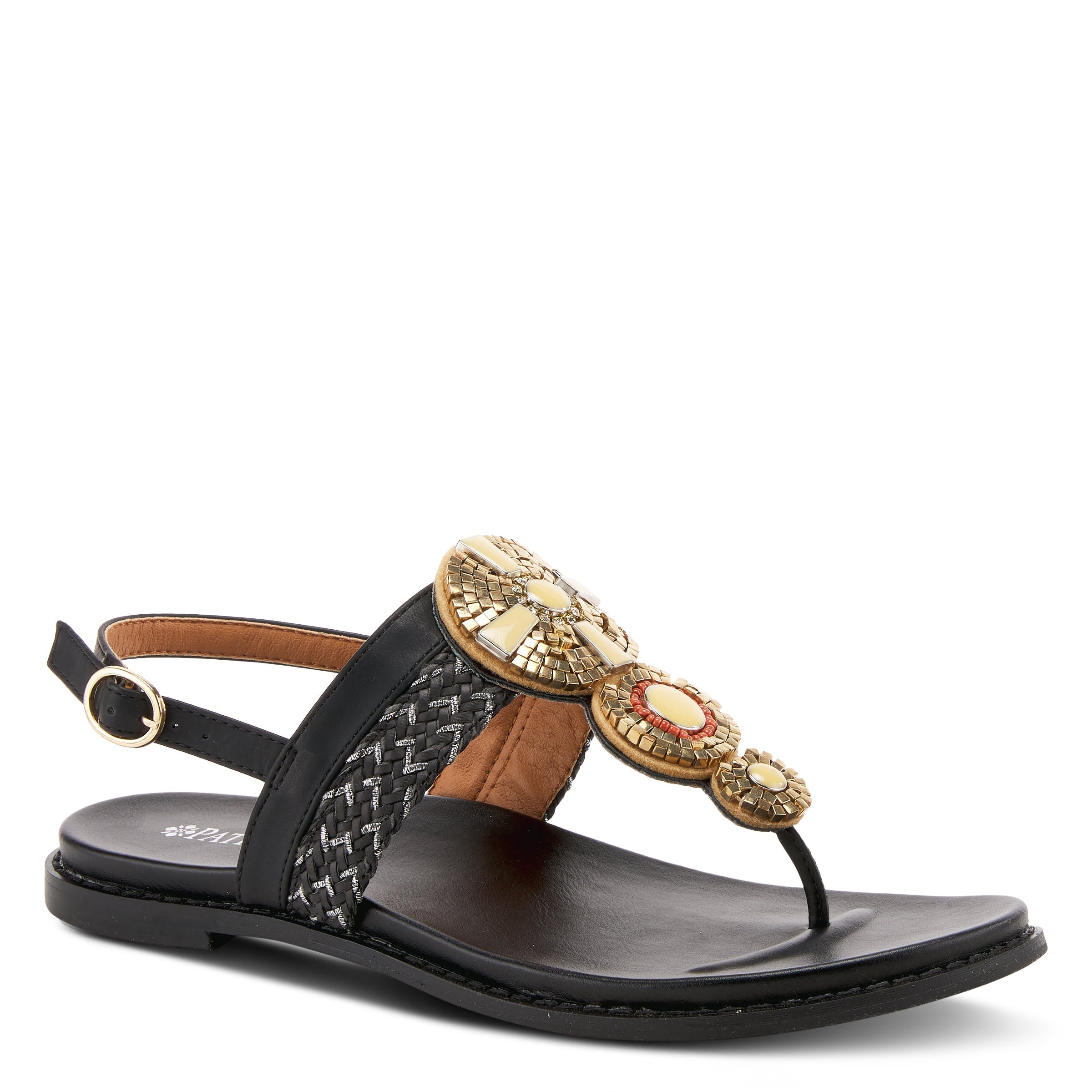 Patrizia PATRIZIA ZINZIBAR THONG SANDALS sandal in white multi with stylish fashion design