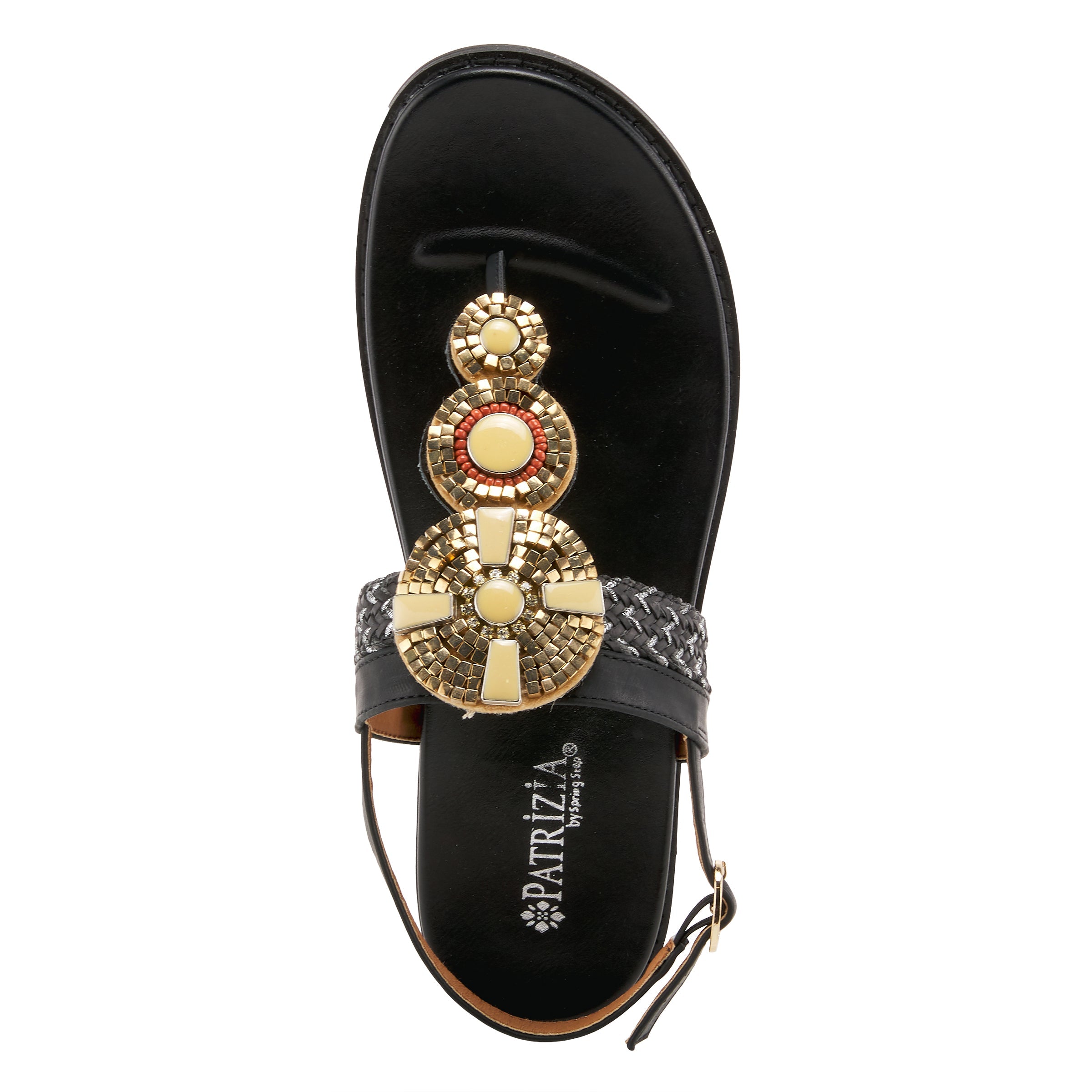 Patrizia PATRIZIA ZINZIBAR THONG SANDALS sandal in black multi with stylish fashion design