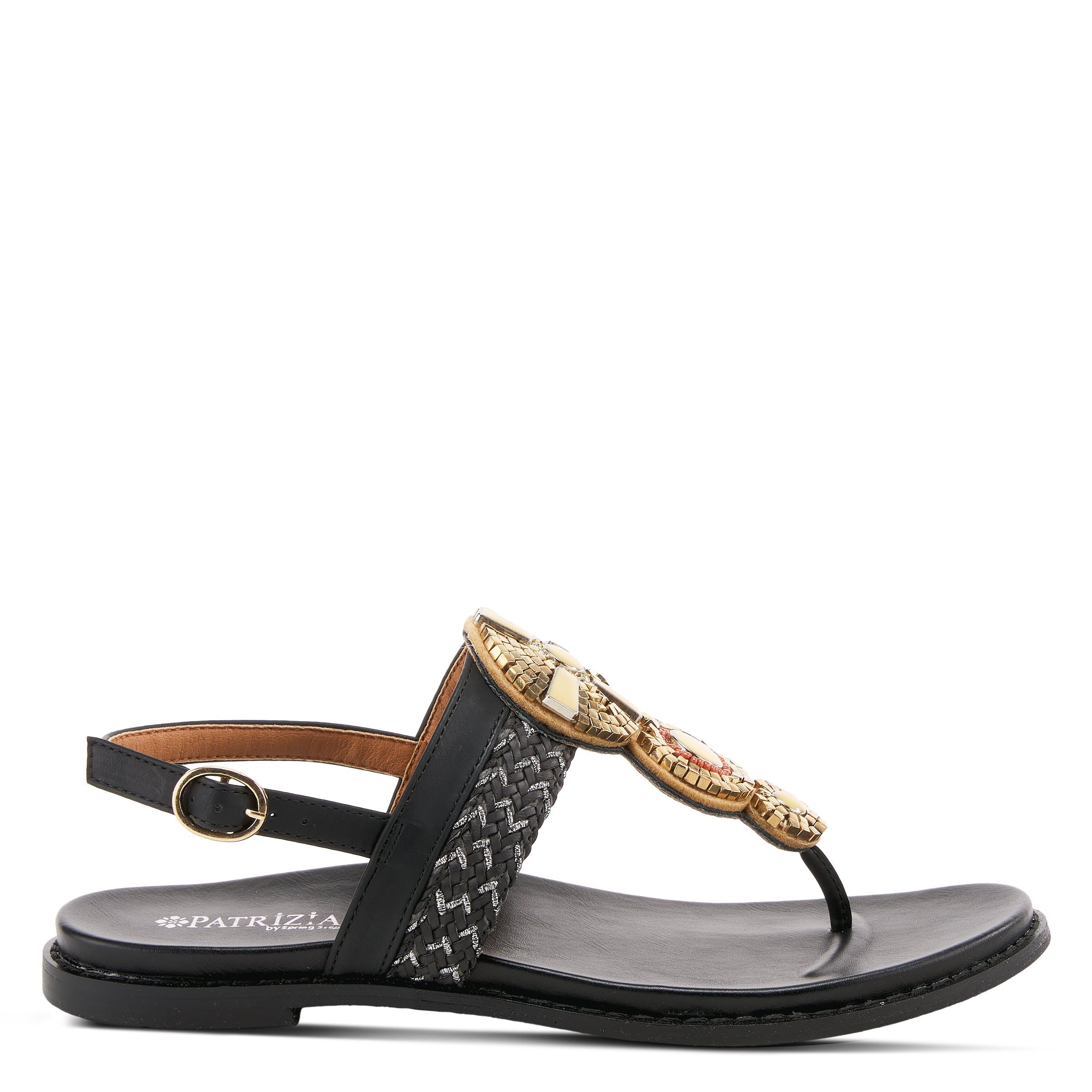 Patrizia PATRIZIA ZINZIBAR THONG SANDALS sandal in black multi with stylish fashion design