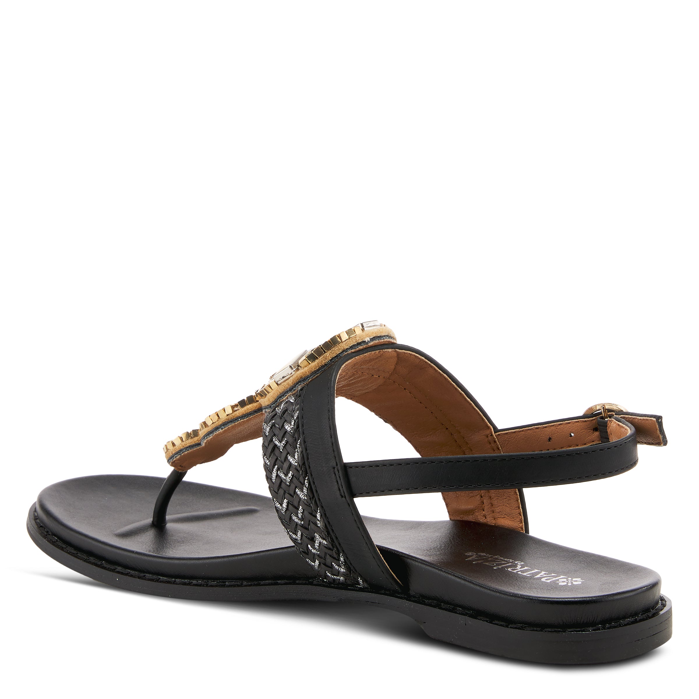 Patrizia PATRIZIA ZINZIBAR THONG SANDALS sandal in black multi with stylish fashion design