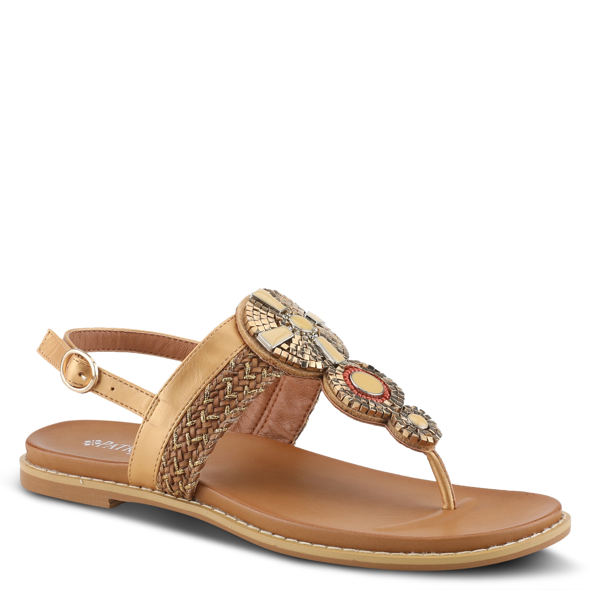 Patrizia PATRIZIA ZINZIBAR THONG SANDALS sandal in copper multi with stylish fashion design