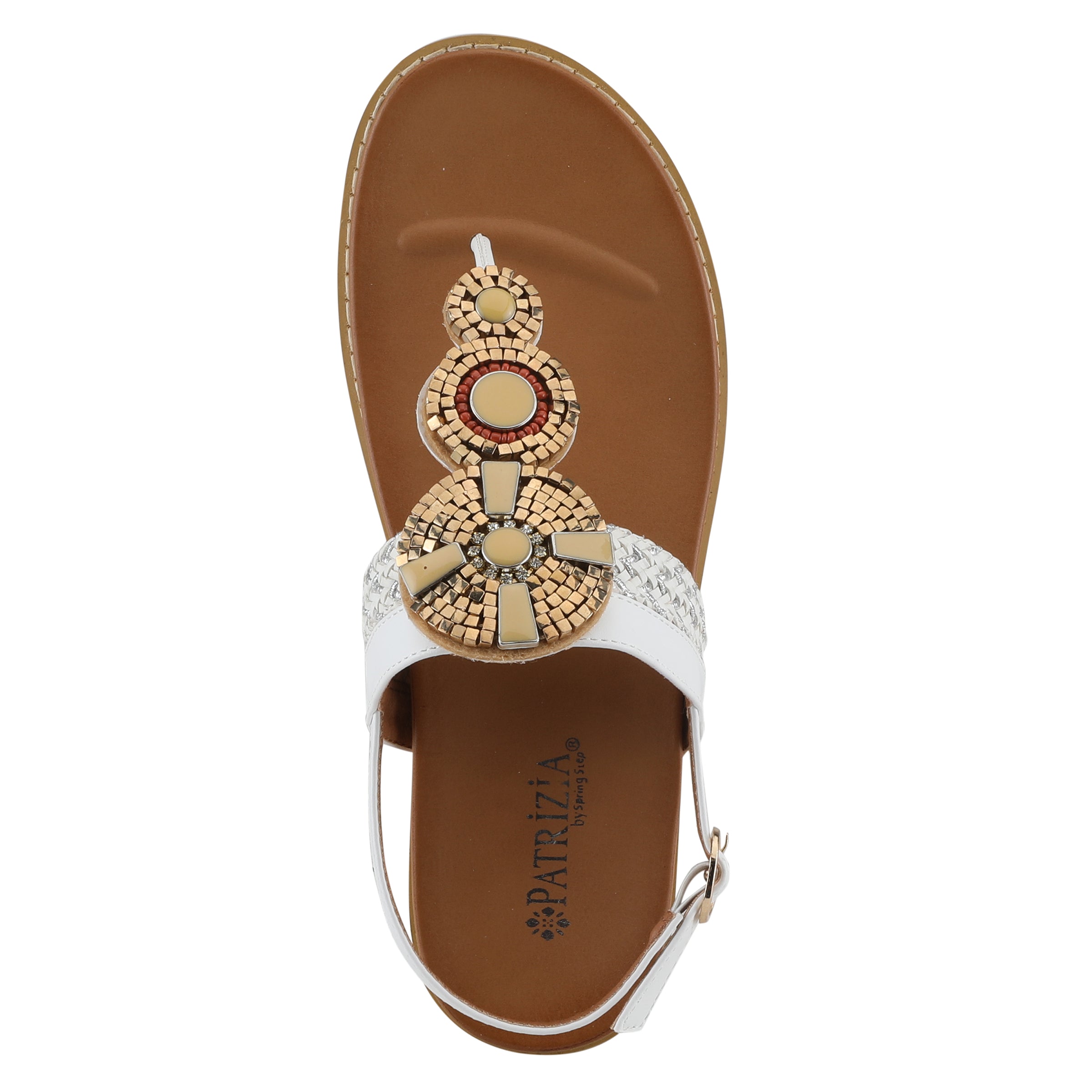 Patrizia PATRIZIA ZINZIBAR THONG SANDALS sandal in white multi with stylish fashion design
