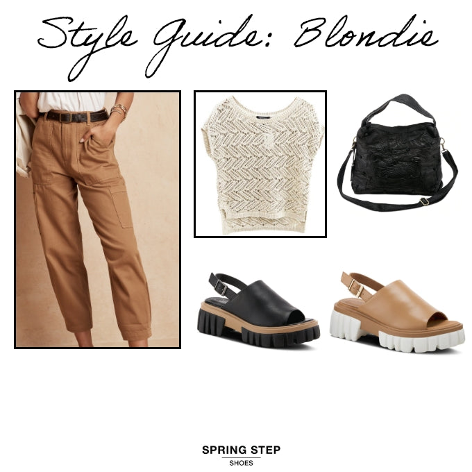 Style Guide for the AZURA BLONDIE SLINGBACK SANDALS