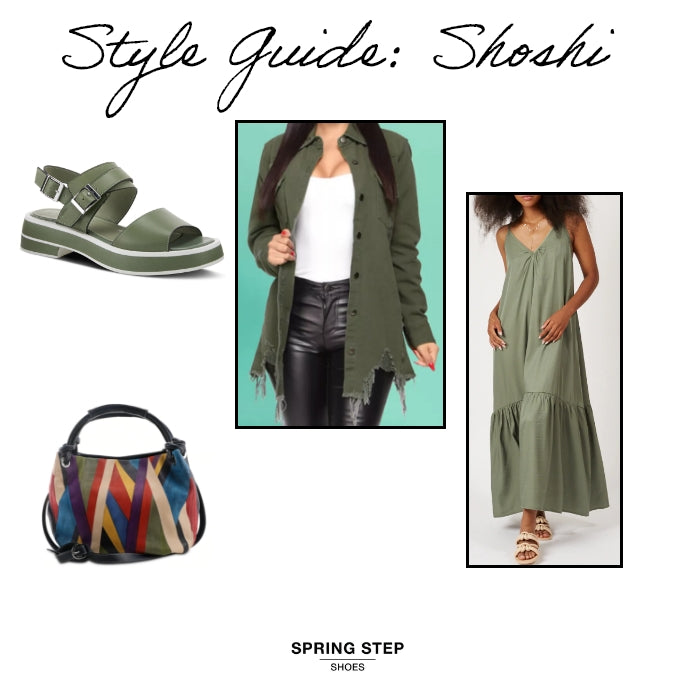 Style Guide for the AZURA SHOSHI QUARTER STRAP SANDALS