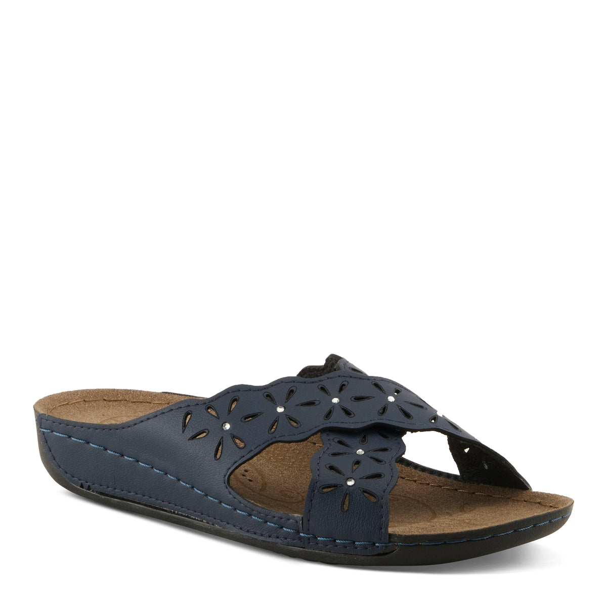 Flexus FLEXUS 140595 SANDAL sandal in navy with flexible sole