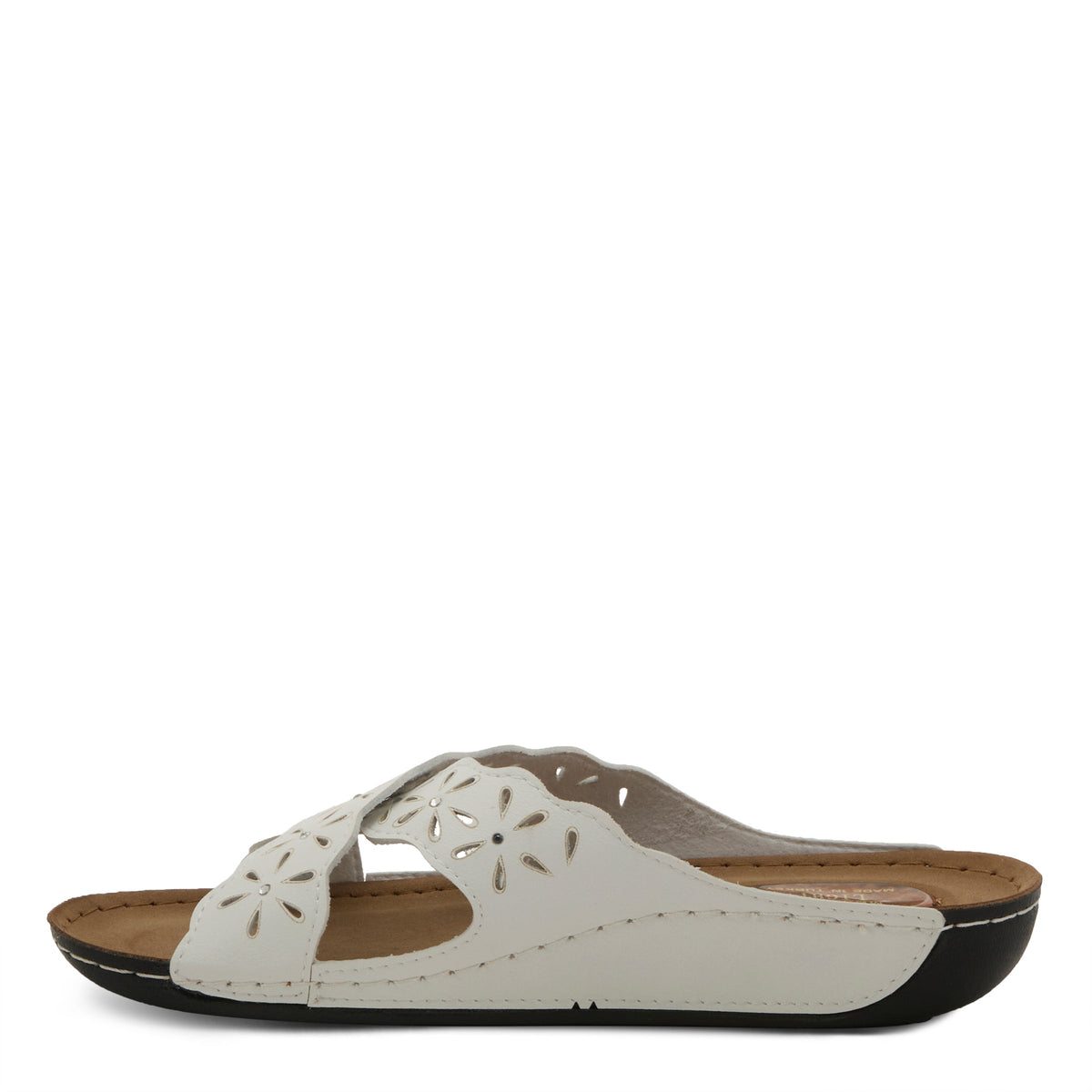 Flexus FLEXUS 140595 SANDAL sandal in white with flexible sole