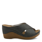 Flexus FLEXUS 170611 SANDAL sandal in black with flexible sole