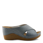 Flexus FLEXUS 170611 SANDAL sandal in denim blue with flexible sole
