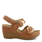 Flexus FLEXUS 170678 SANDAL sandal in tan with flexible sole