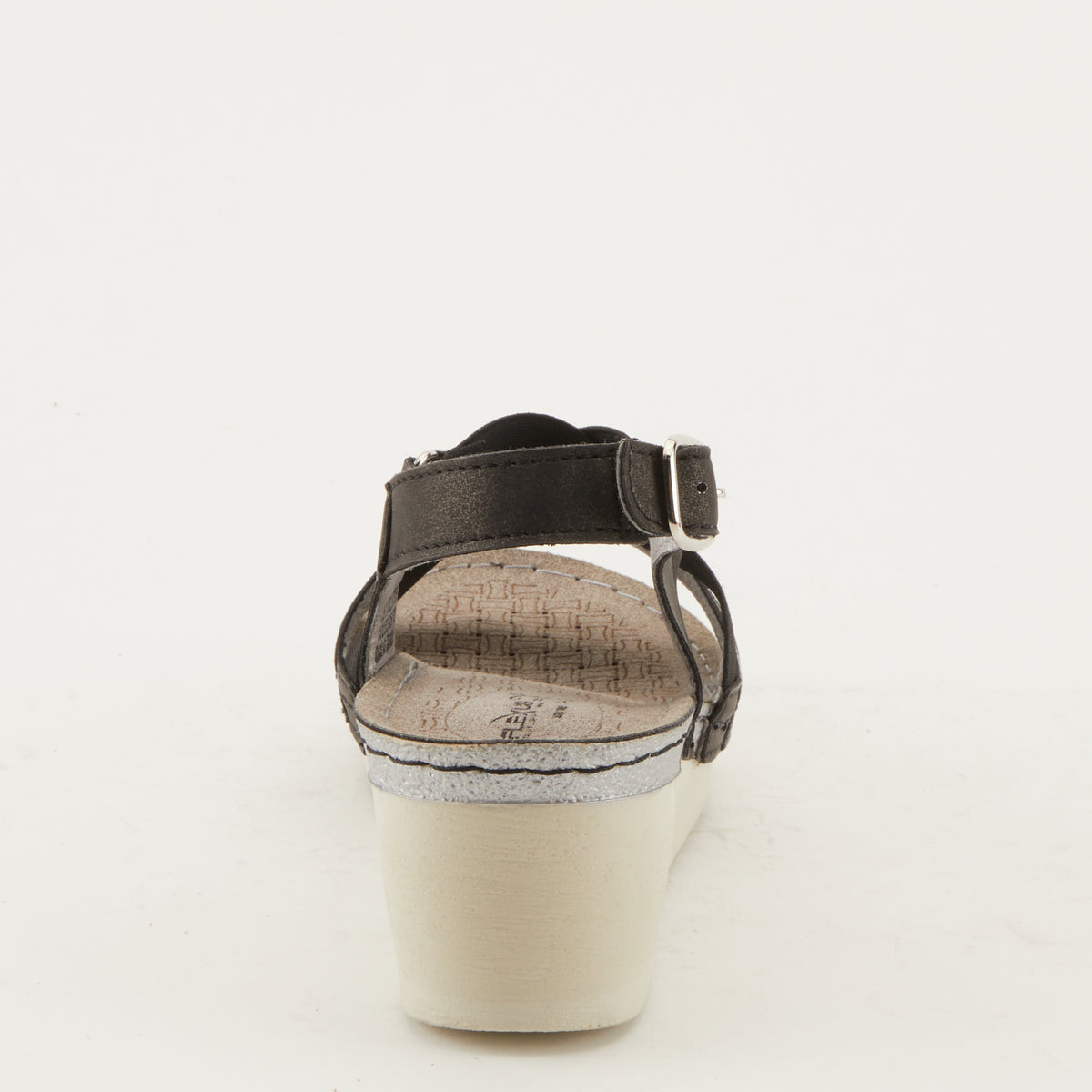Flexus FLEXUS ROBYNNE COMFORT SANDAL - 18K24 sandal in black with flexible sole