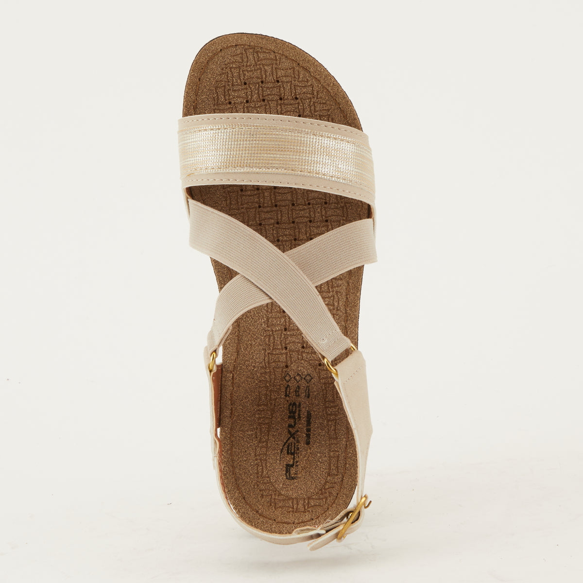 Flexus FLEXUS ROBYNNE COMFORT SANDAL - 18K24 sandal in beige with flexible sole