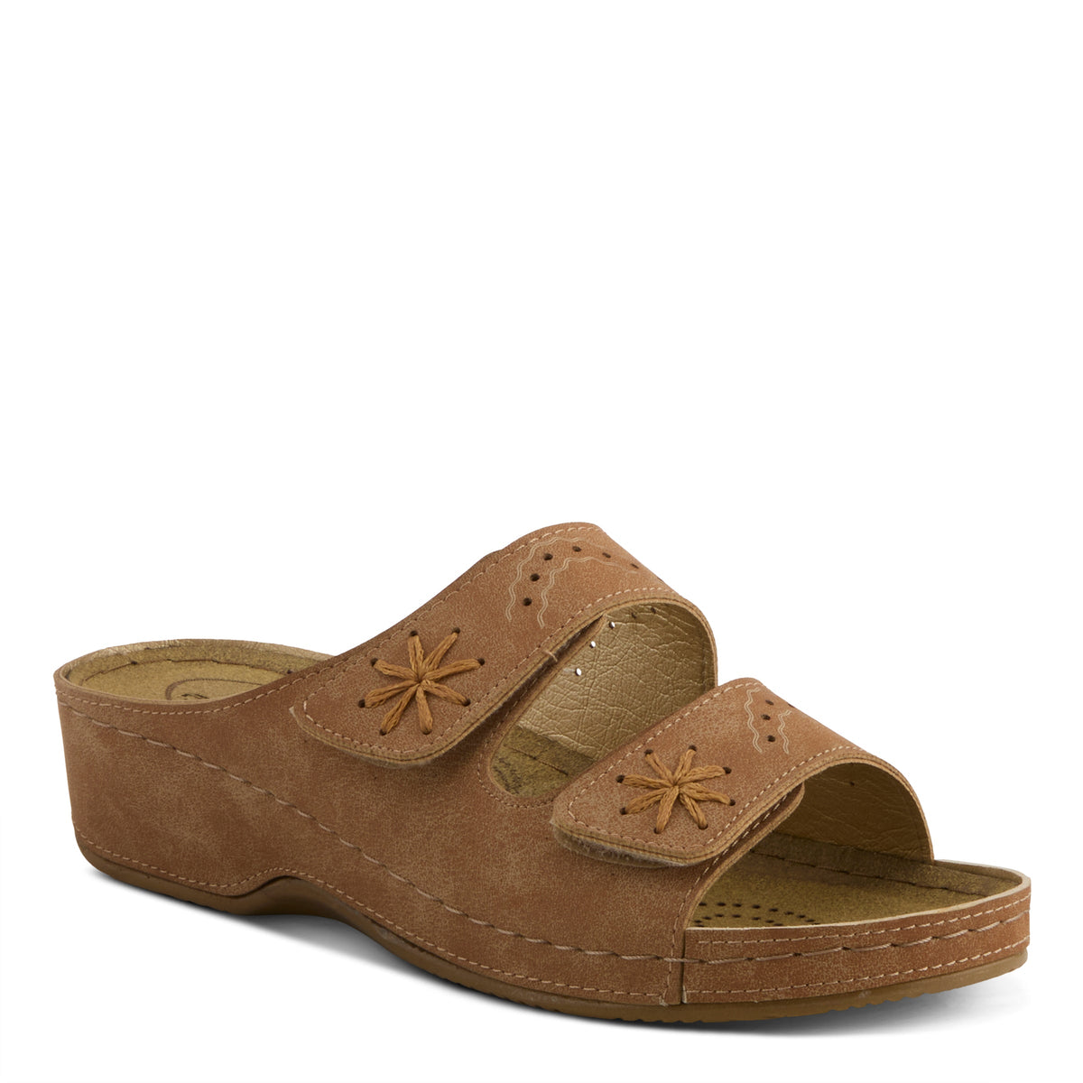 Flexus FLEXUS 3007 SANDAL sandal in tan with flexible sole