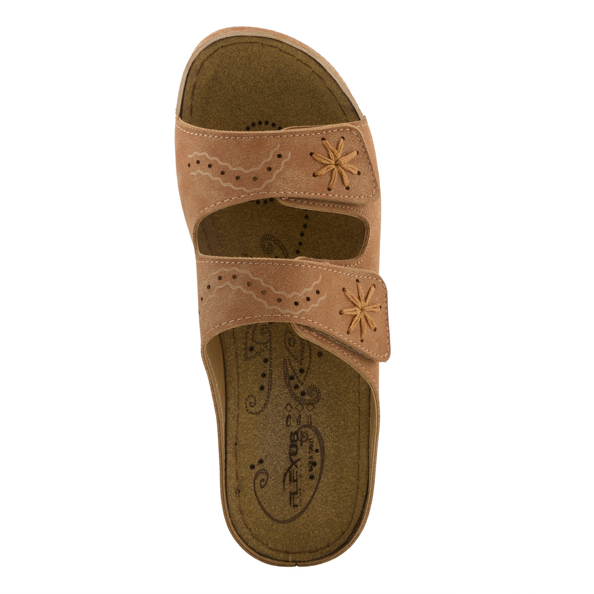 Flexus FLEXUS 3007 SANDAL sandal in tan with flexible sole