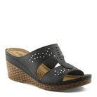 Flexus FLEXUS 9953 SANDAL sandal in black with flexible sole