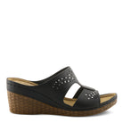 Flexus FLEXUS 9953 SANDAL sandal in black with flexible sole