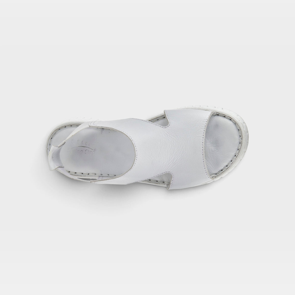 Spring Step Abadessa White Sandal