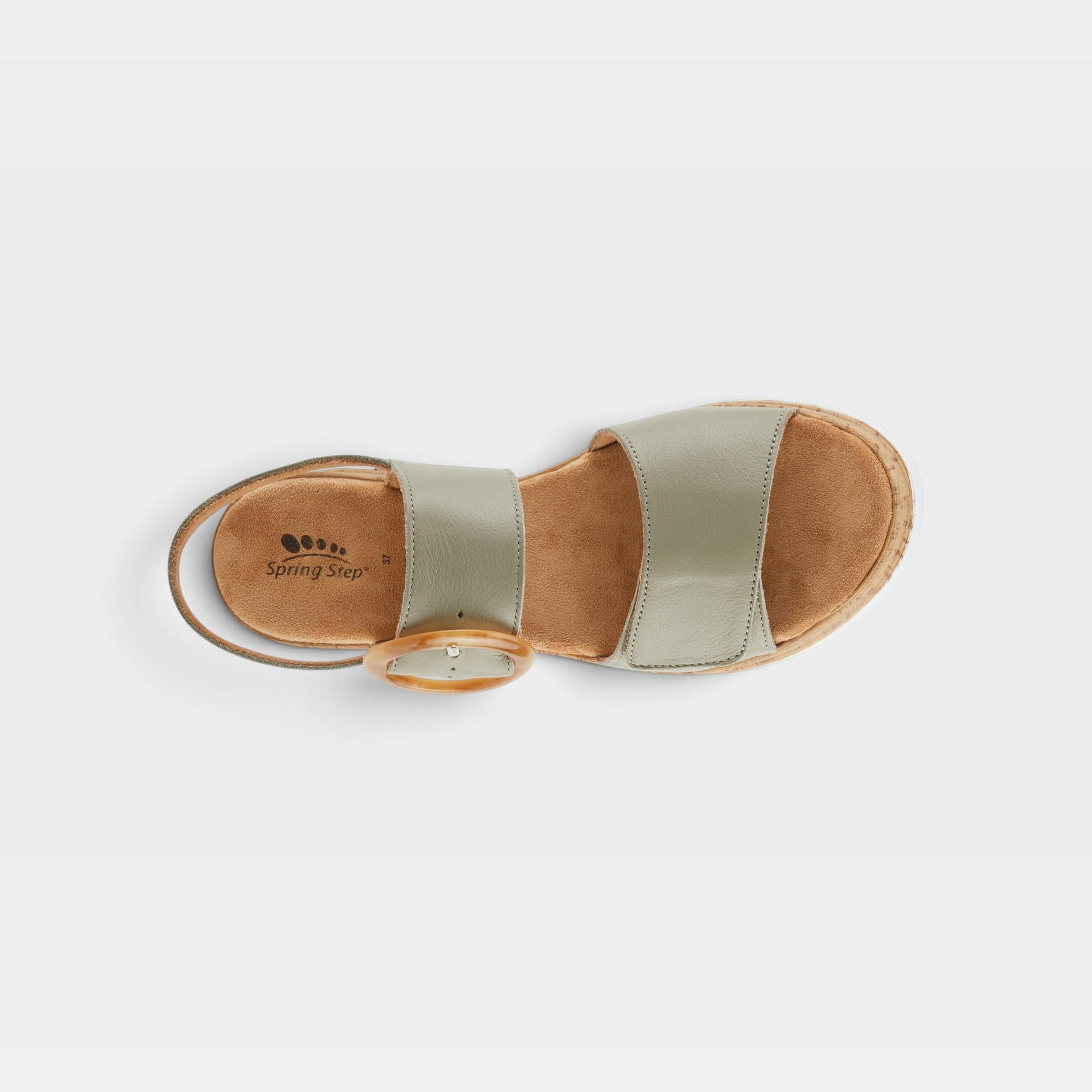 Spring Step Abarah Sage Green Sandal