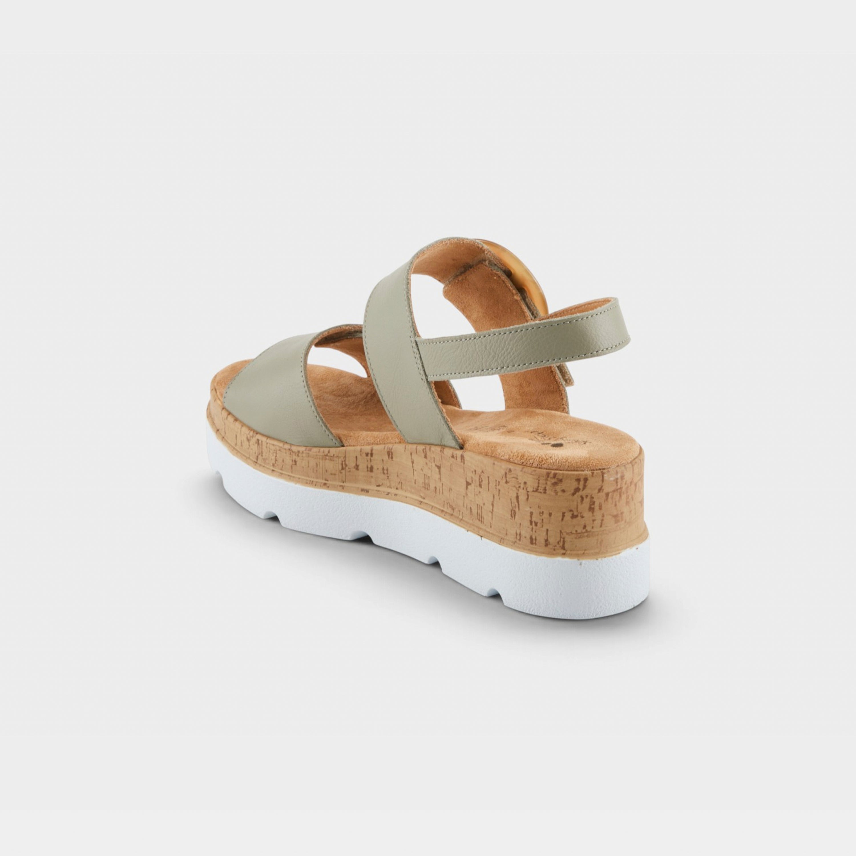 Spring Step Abarah Sage Green Sandal