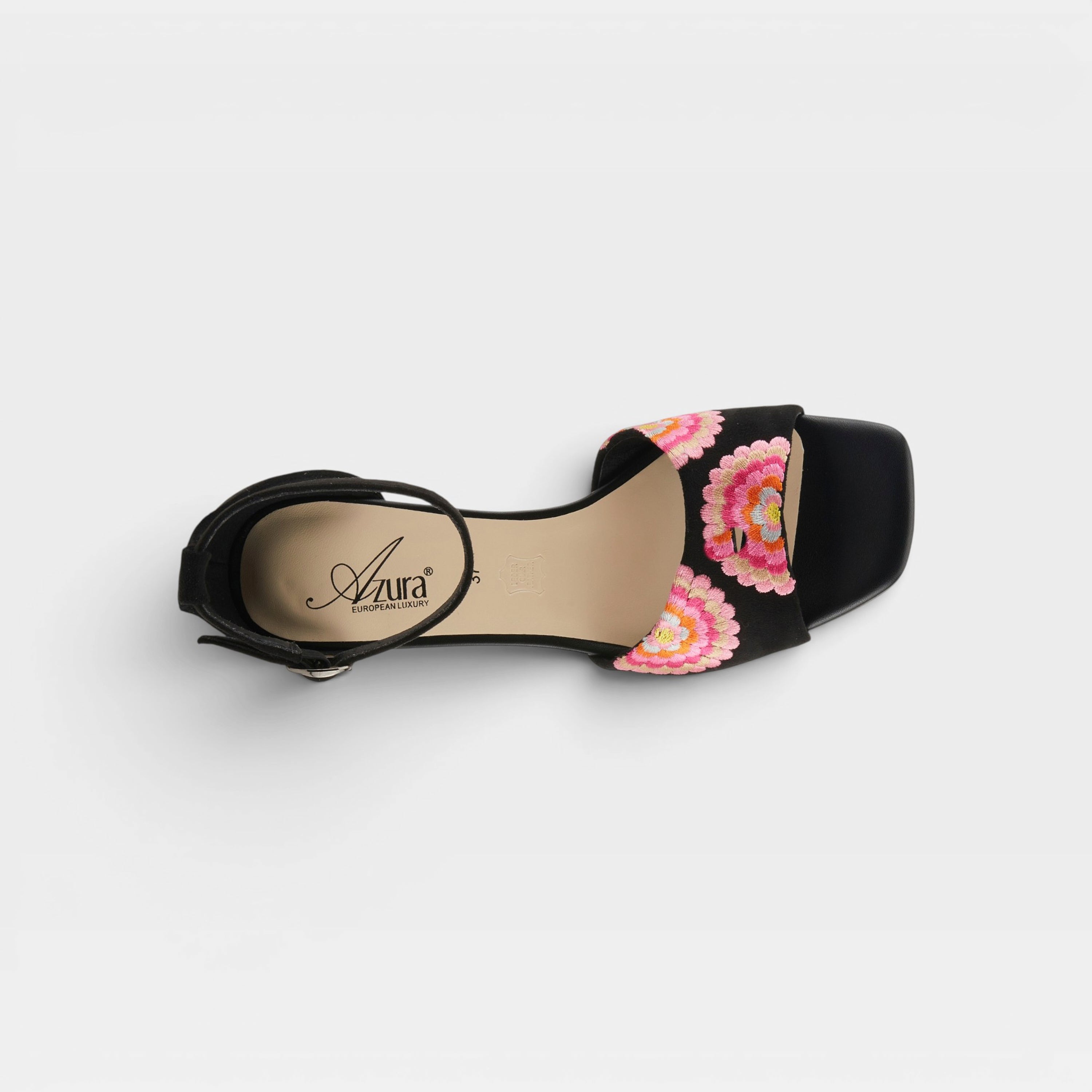 Azura Abeaute Black Multi Shoe