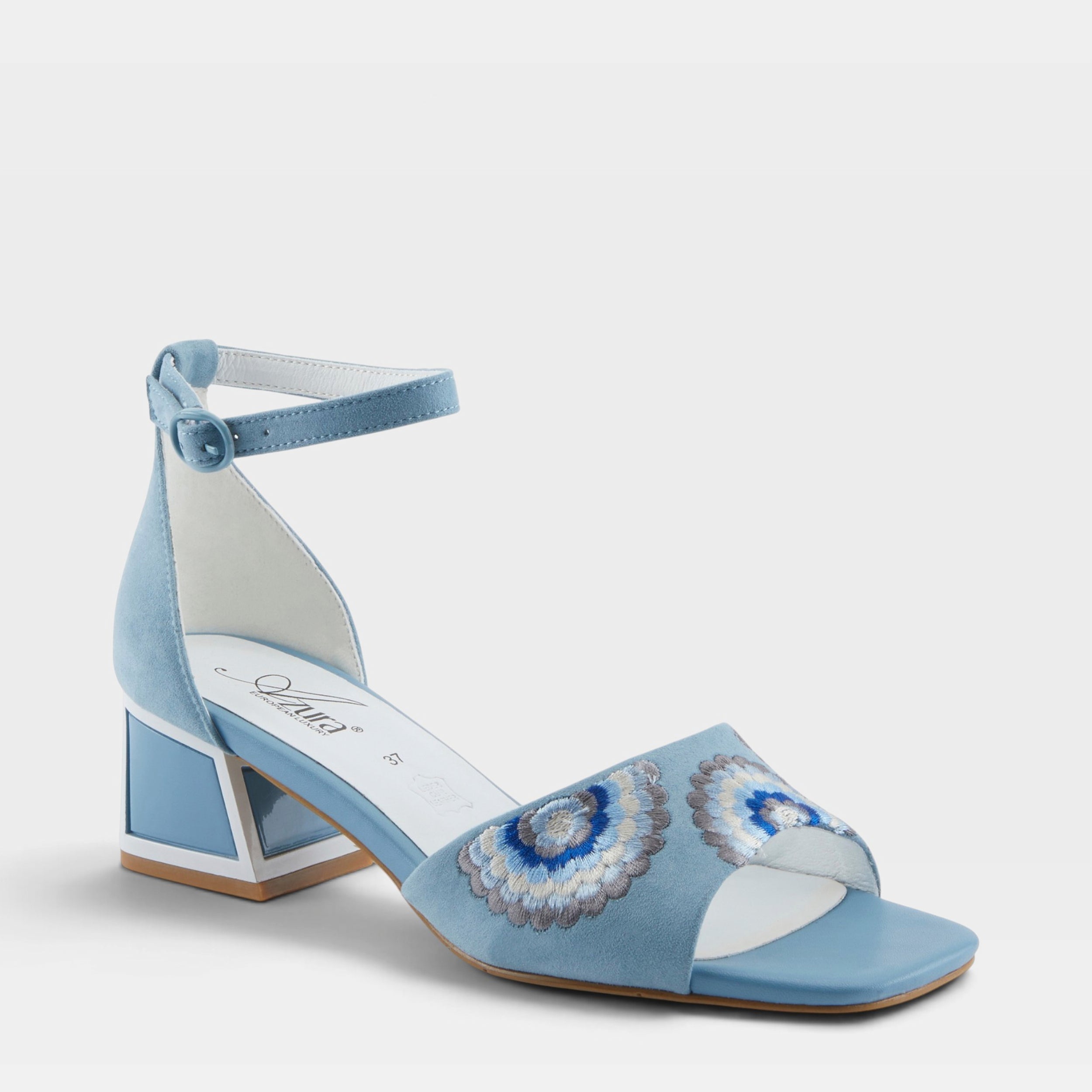 Azura Abeaute Sky Blue Multi Shoe