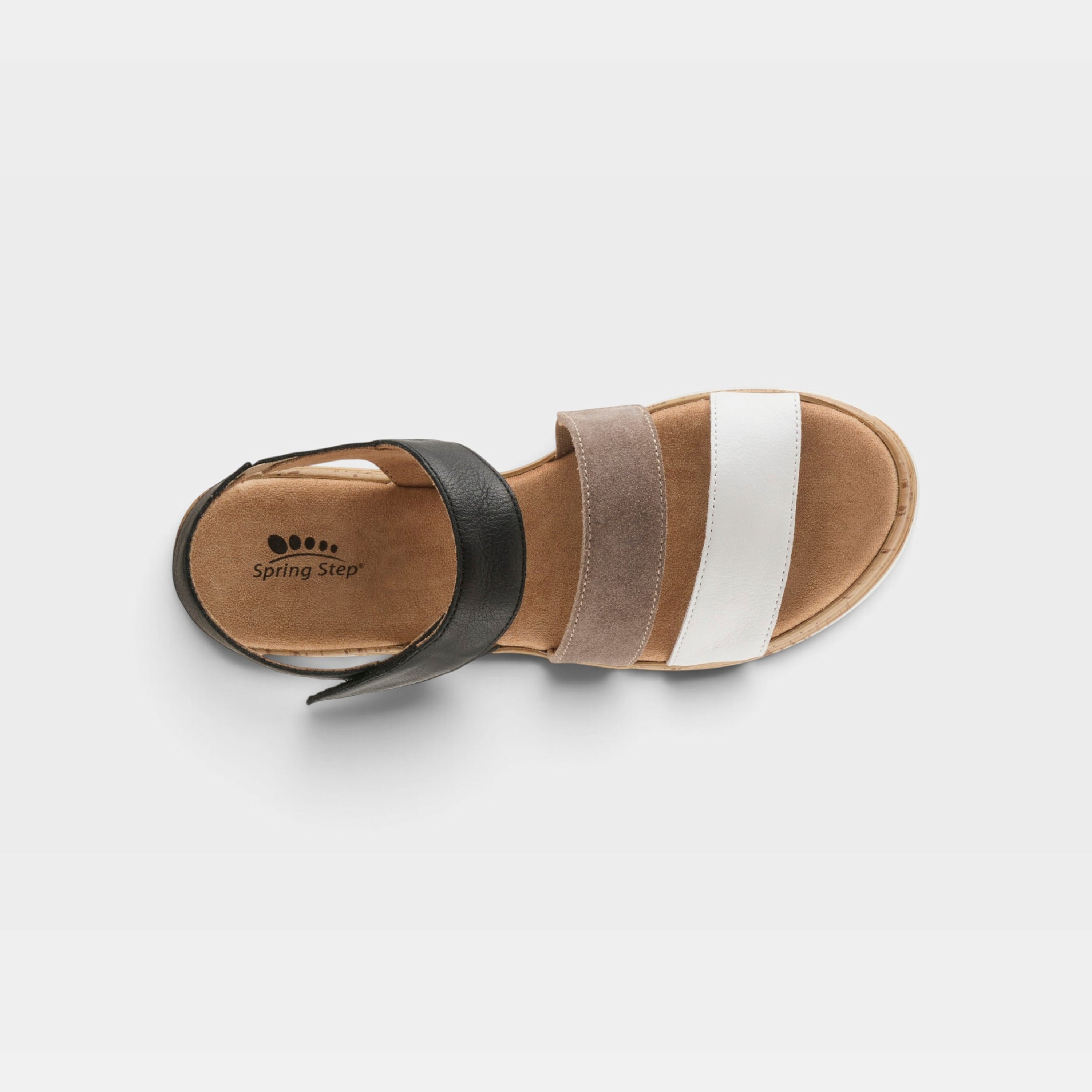 Spring Step Acey Black Multi Sandal