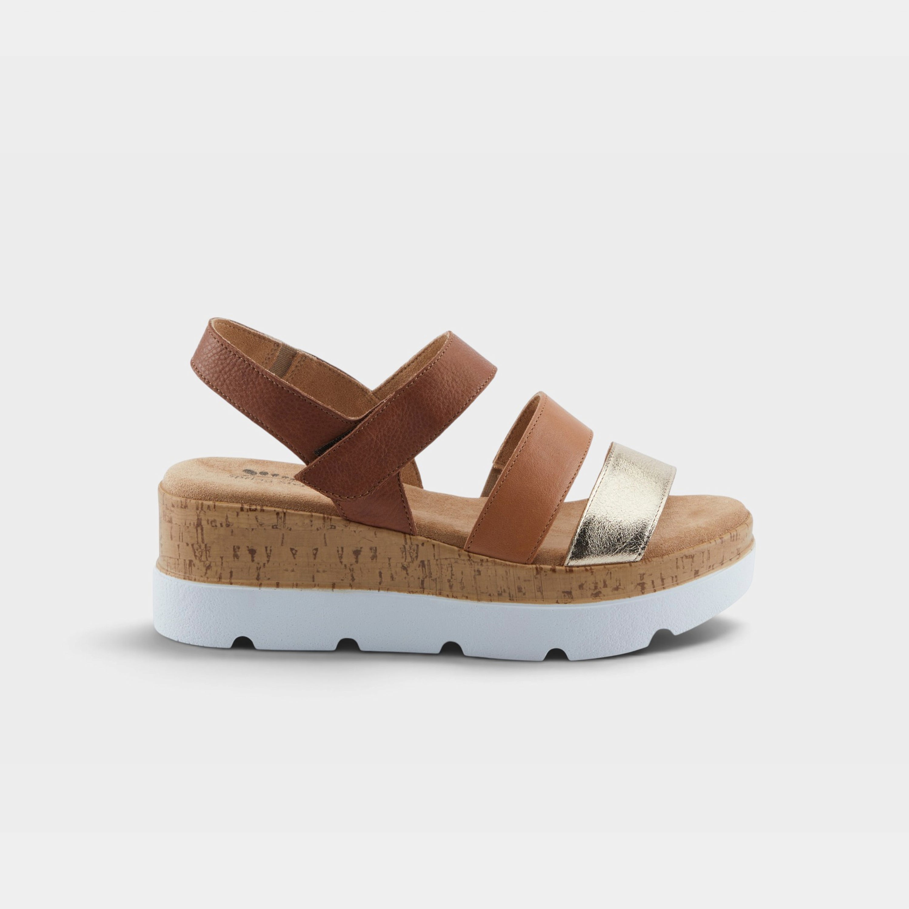 Spring Step Acey Brown Multi Sandal