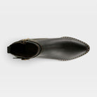 L'Artiste Acree boots in Black, top view