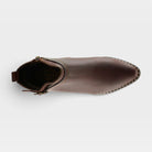 L'Artiste Acree boots in Brown, top view