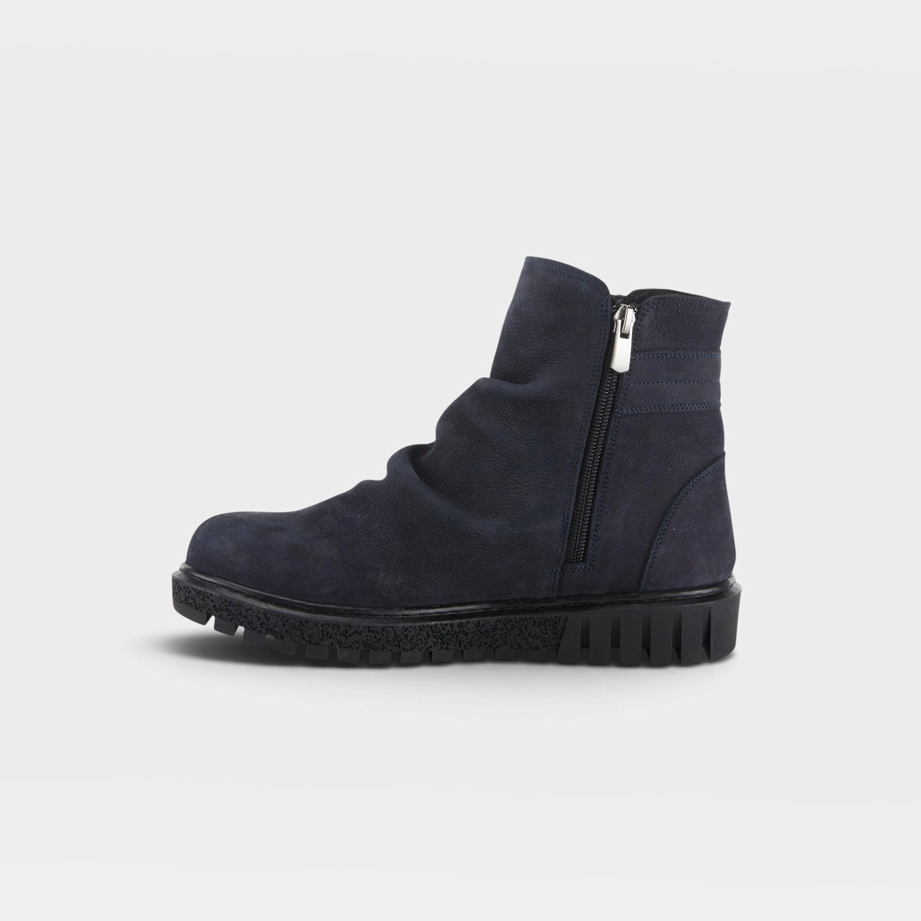 Spring Step Addlyn Navy Nubuck Bootie