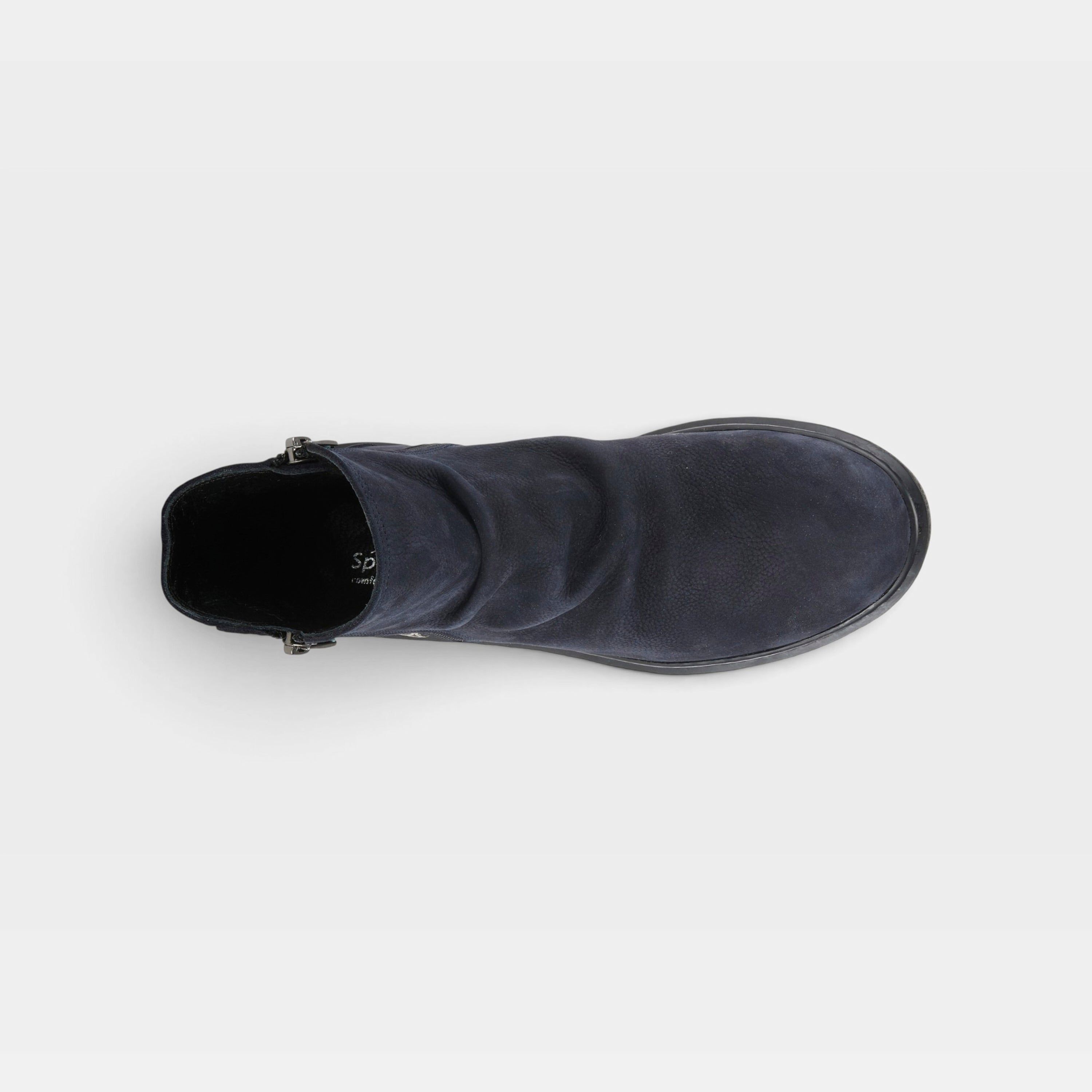 Spring Step Addlyn Navy Nubuck Bootie