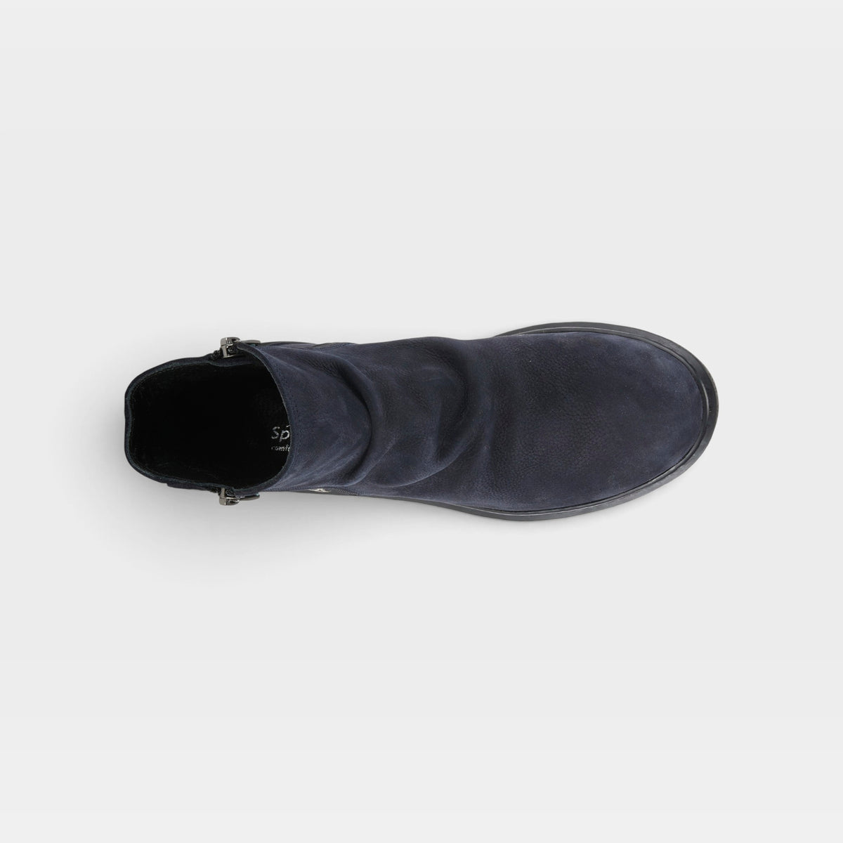 Spring Step Addlyn Navy Nubuck Bootie