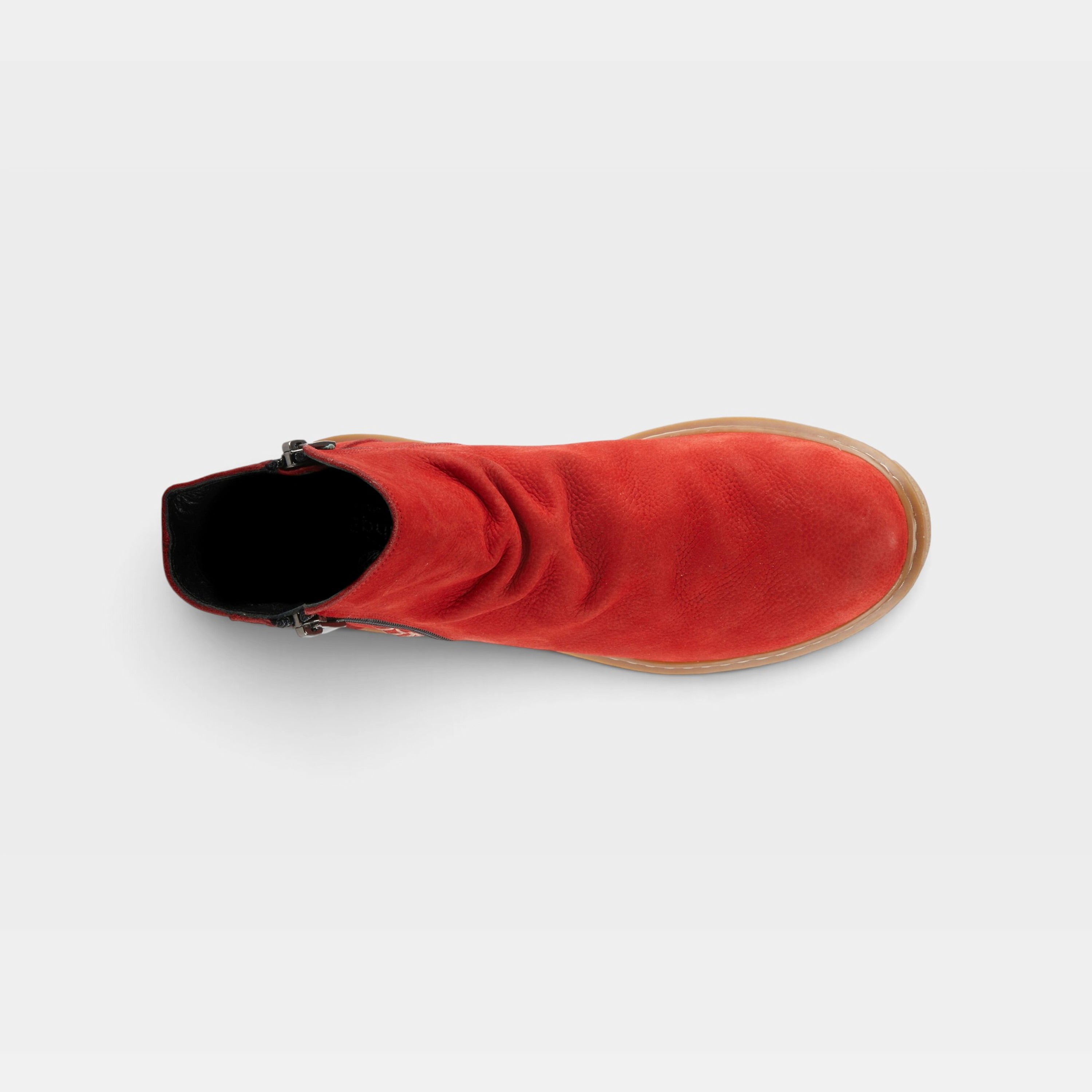 Spring Step Addlyn Red Nubuck Bootie