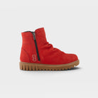 Spring Step Addlyn Red Nubuck Bootie