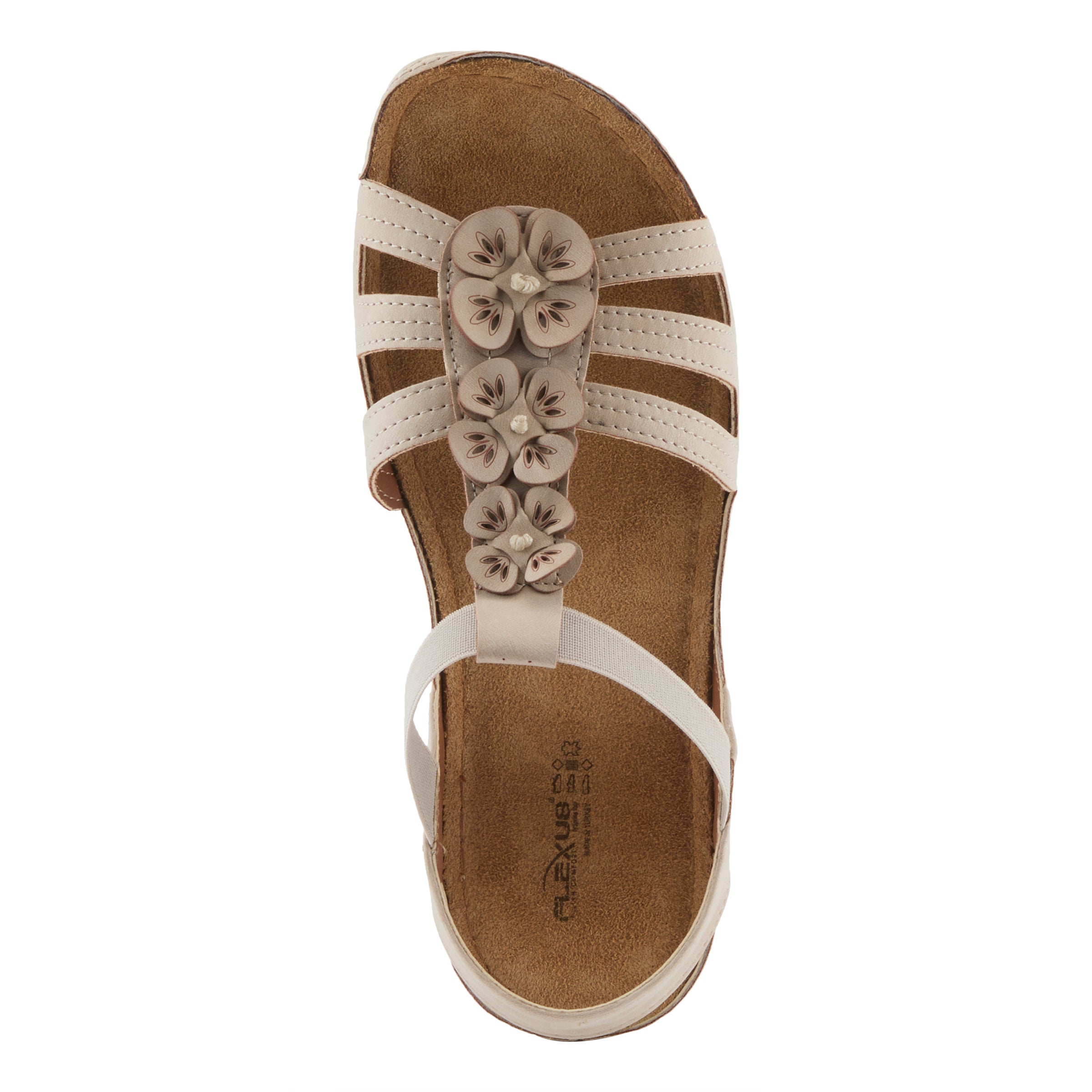 Flexus FLEXUS ADEDE SLINGBACK SANDAL sandal in beige with flexible sole