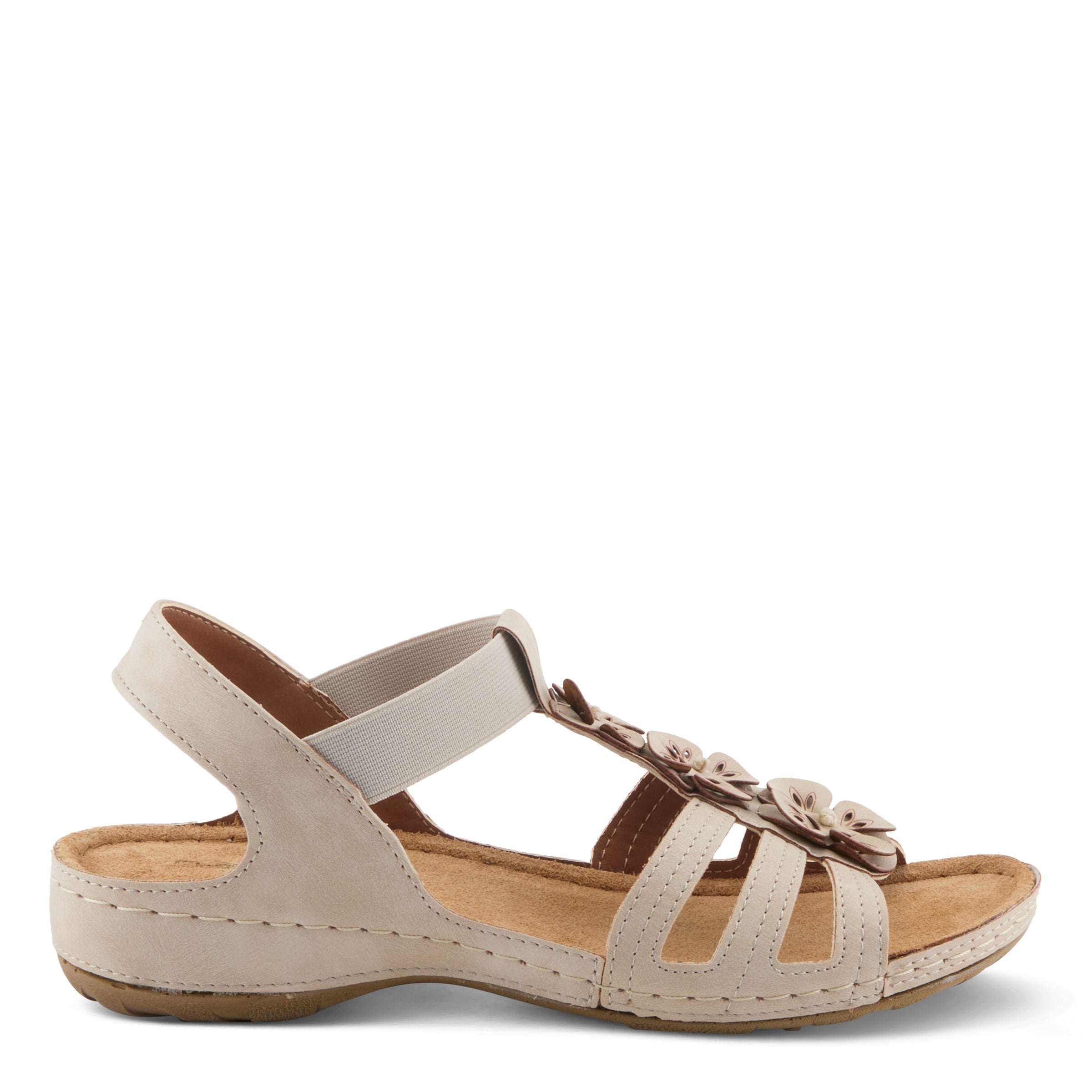 Flexus FLEXUS ADEDE SLINGBACK SANDAL sandal in beige with flexible sole