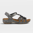 Flexus Adede Charcoal Sandal