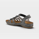 Flexus Adede Charcoal Sandal