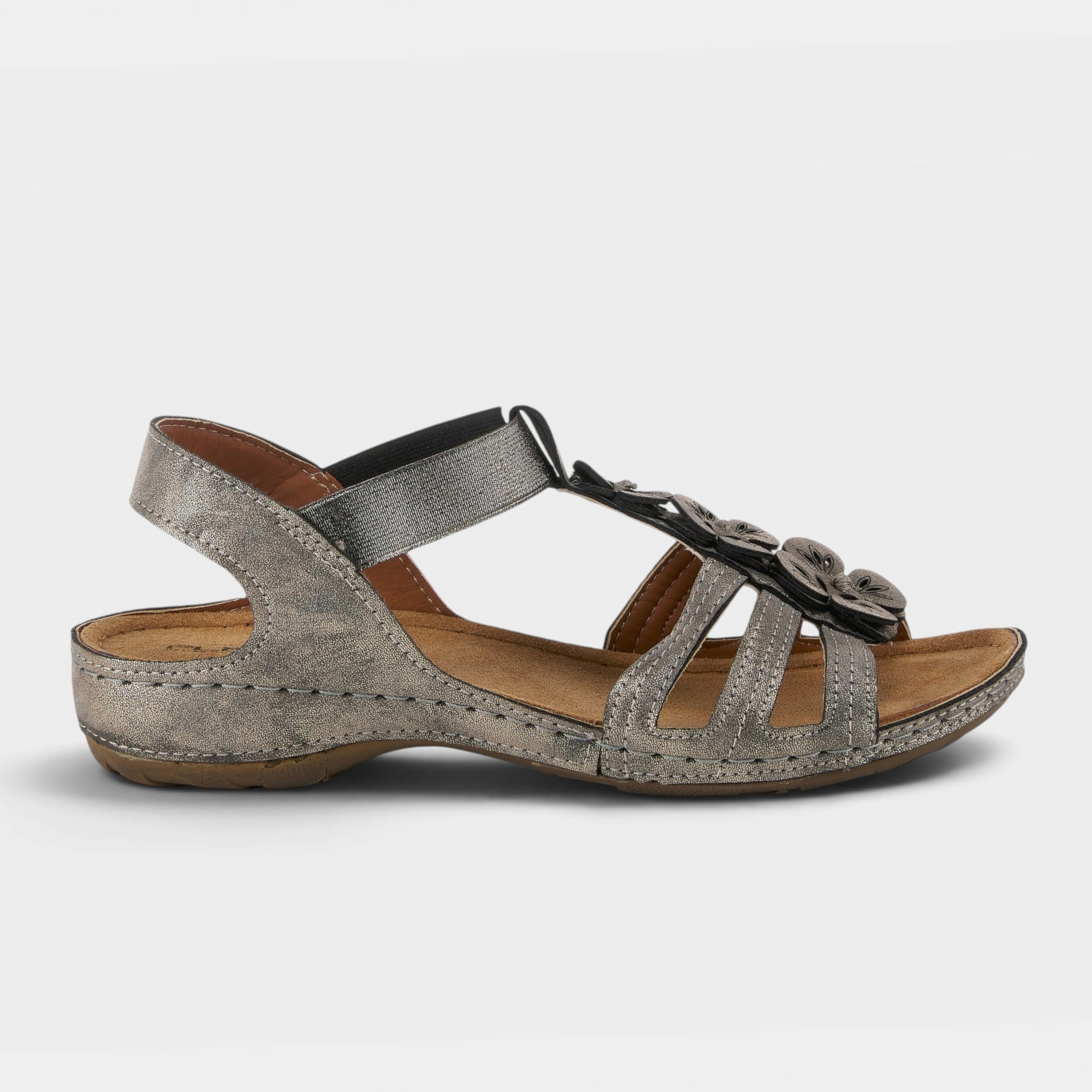 Flexus Adede Pewter Sandal