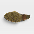 L'Artiste Adelvice-Fleur shoes in Dark Plum Multi, outsole view