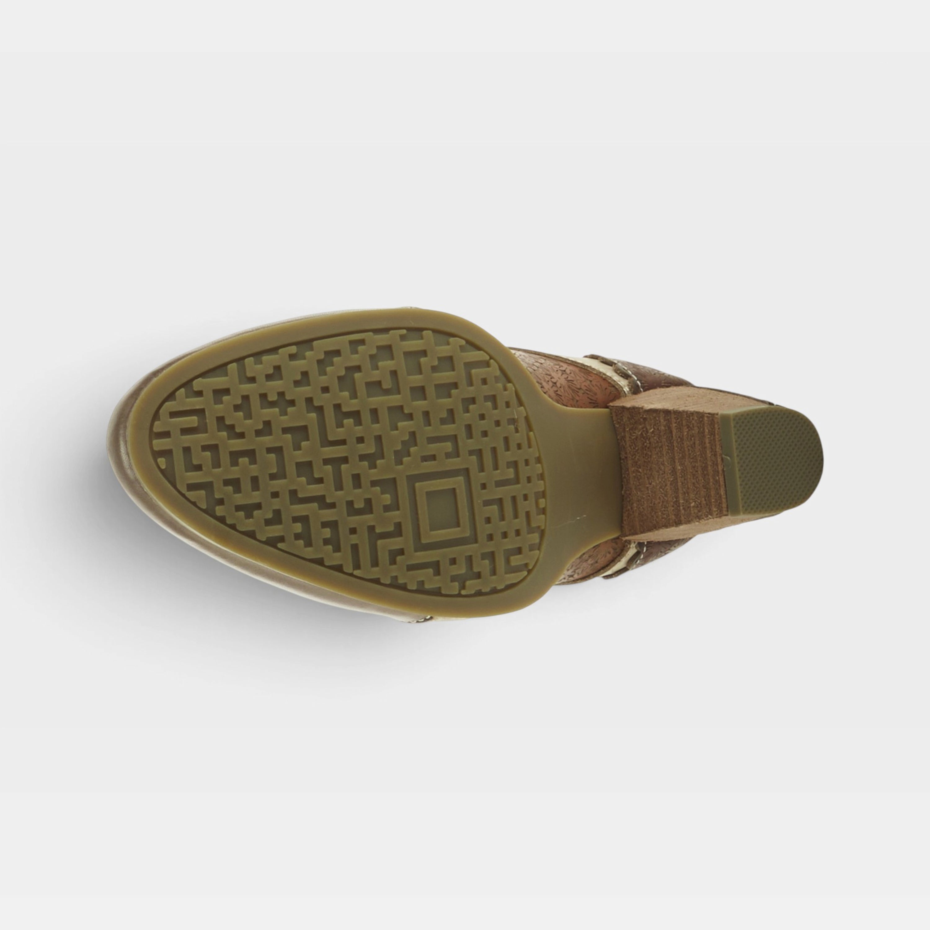 L'Artiste Adelvice-Fleur shoes in Grey Multi, outsole view