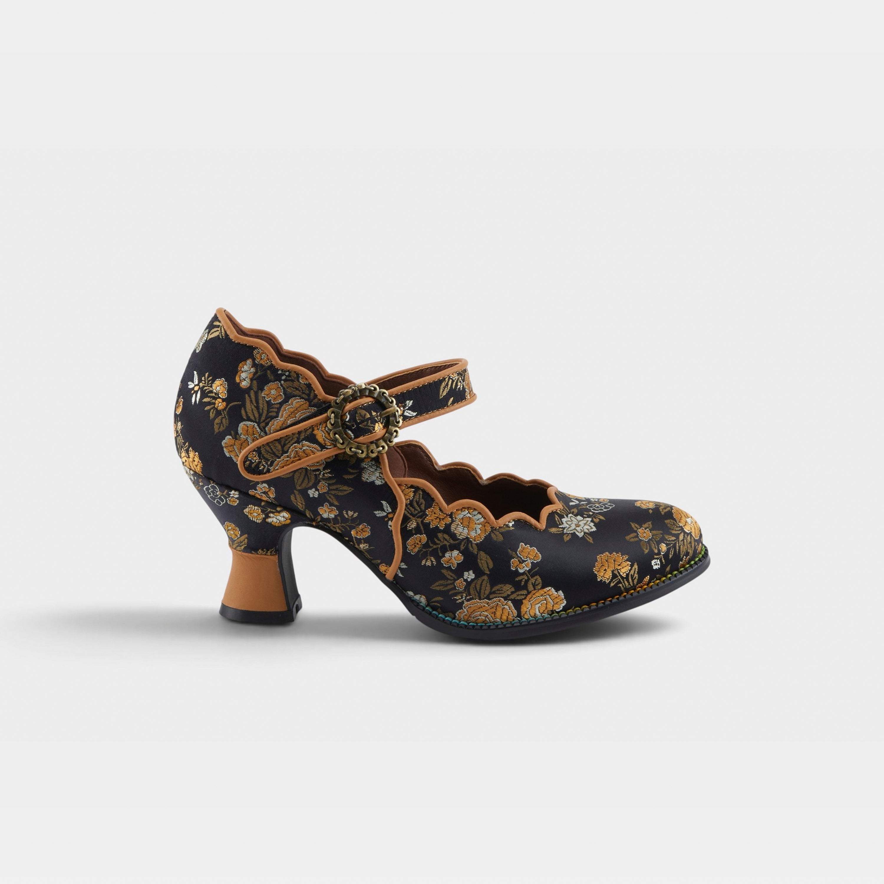 L'Artiste Adodora shoes in Black Multi, hero view