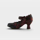 L'Artiste Adodora-Prit shoes in Plum Multi, side view